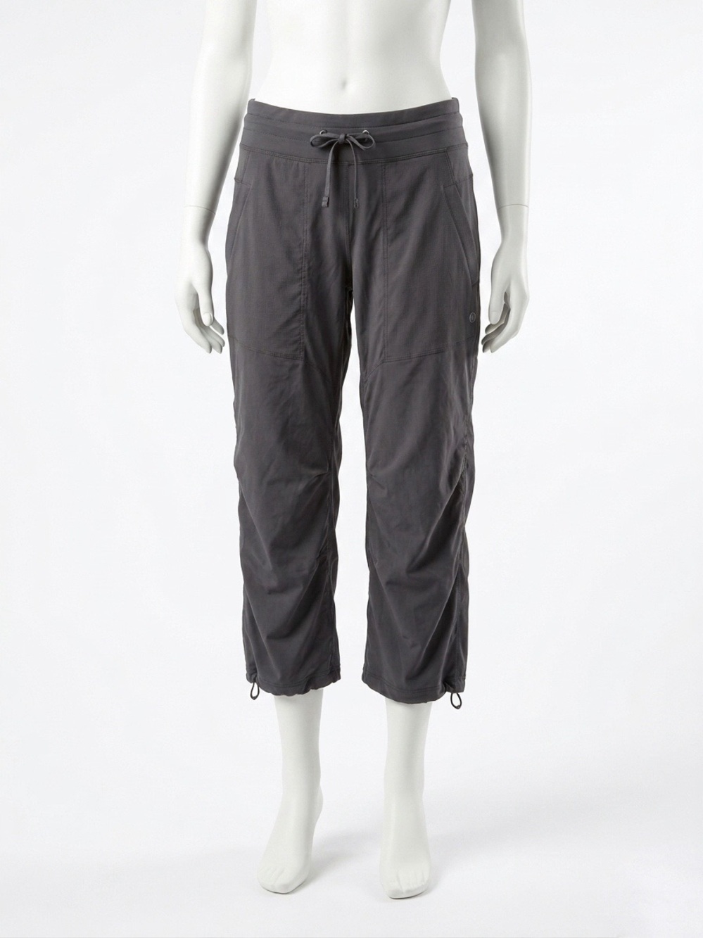 lululemon athletica Charcoal Drawstring Capri Pants